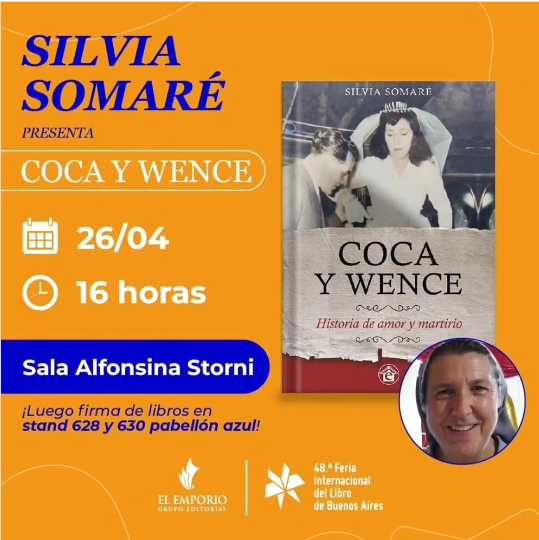 Presentarán el libro ´Coca y Wence' de la hermana Silvia Somaré