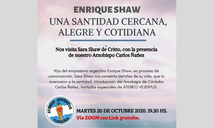 Charla gratuita: "Enrique Shaw: Una Santidad cercana, alegre y cotidiana"