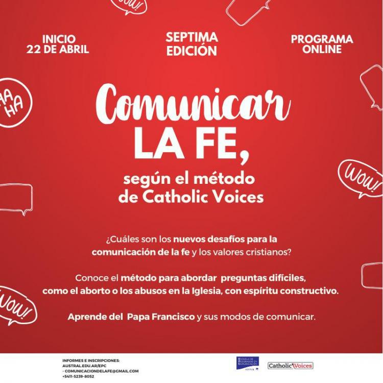 Comienza una nueva edición de "Comunicar la fe: El método Catholic Voices" Comienza una nueva edición de "Comunicar la fe: El método Catholic Voices"