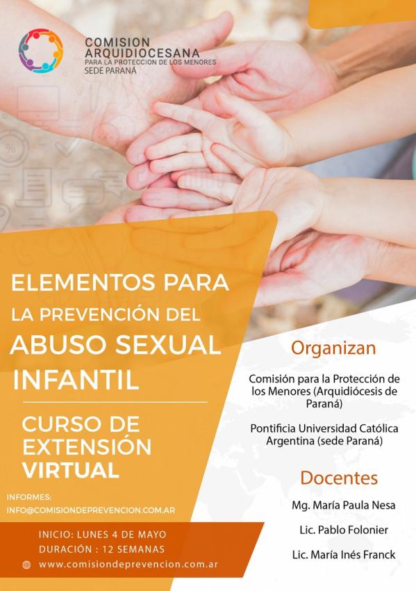 Curso virtual sobre prevención del abuso sexual infantil