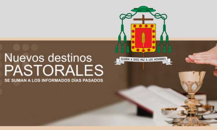 Destinos pastorales de la diócesis de Concordia en 2021