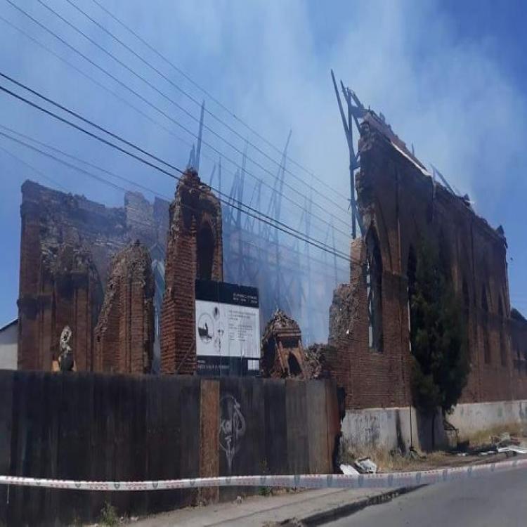Dolor en la comunidad Franciscana de Chile ante el incendio de un templo histórico
