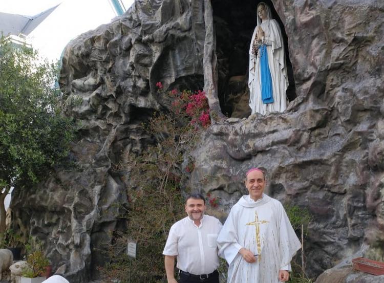 El arzobispo de La Plata pidió a la Virgen de Lourdes por salud y protección