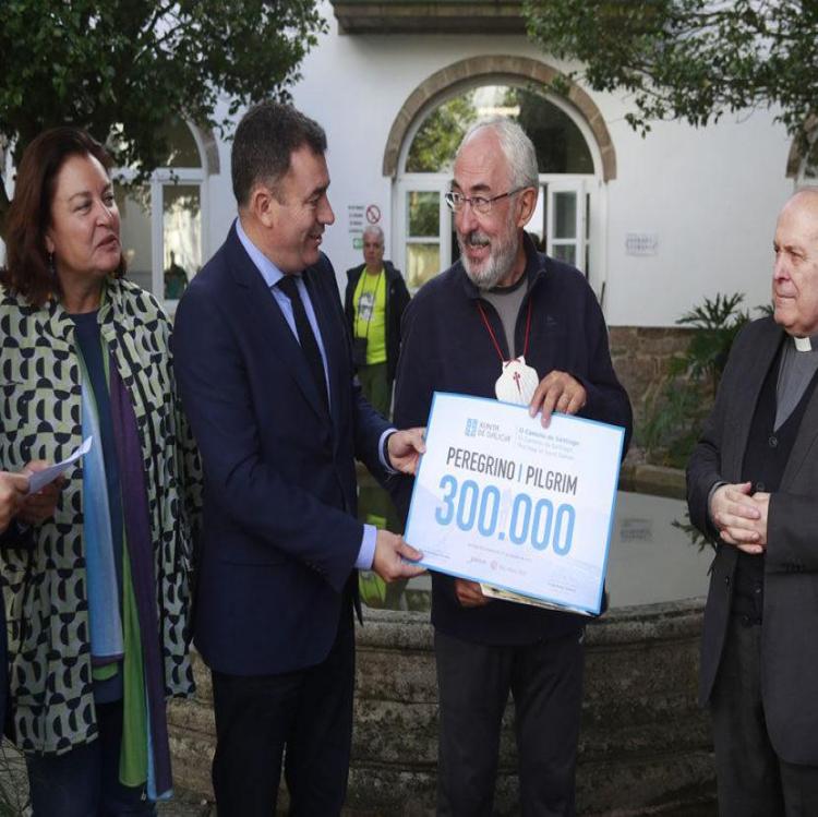 El Camino de Santiago recibió a su peregrino número 300 mil de 2019