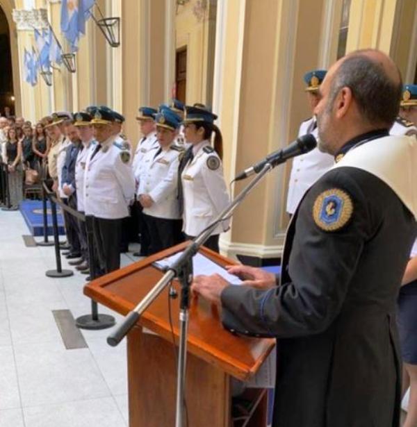 El clero policial acompañó la asunción de los nuevos jefes de la Policía Federal