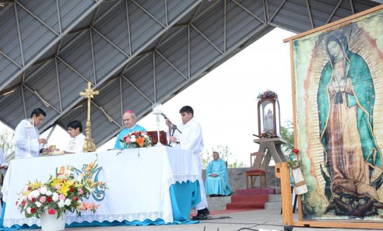 El obispo de Jujuy memora la historia "del indio y la Virgen de Guadalupe"