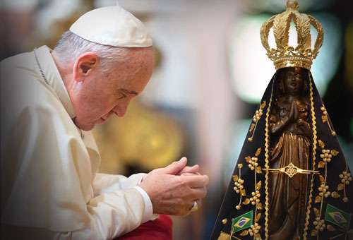 El Papa llamó al arzobispo de Aparecida para expresar su solidaridad y afecto al pueblo brasileño