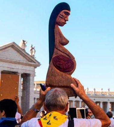 El Papa pidió perdón a quienes se sintieron ofendidos por el robo de estatuas de la Pachamama