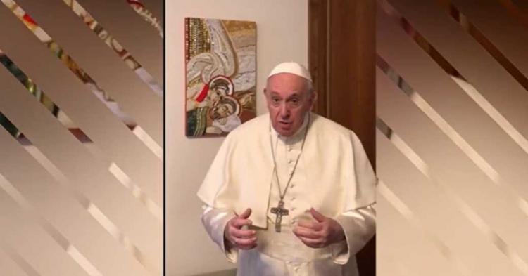 El Papa se unió a la peregrinación a la Virgen de Luján de Centenario