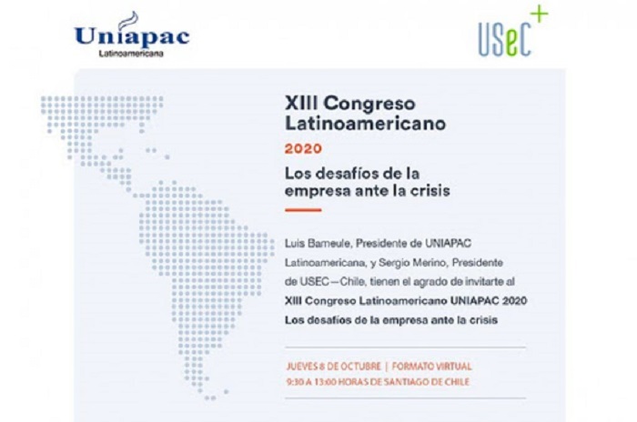 El XIII Congreso Latinoamericano UNIAPAC 2020 en modalidad virtual