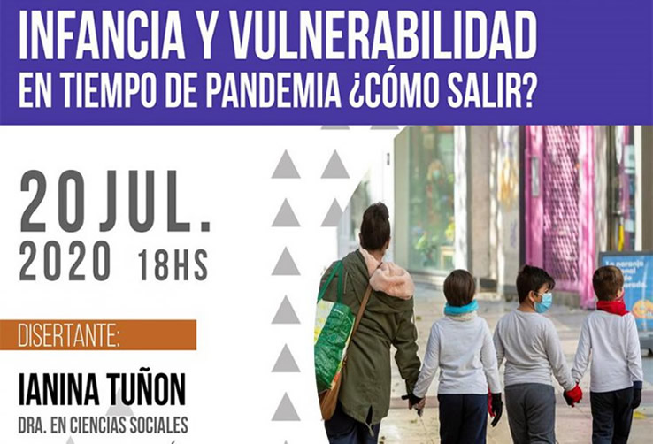 Encuentro virtual sobre "Infancia y vulnerabilidad en tiempos de pandemia"