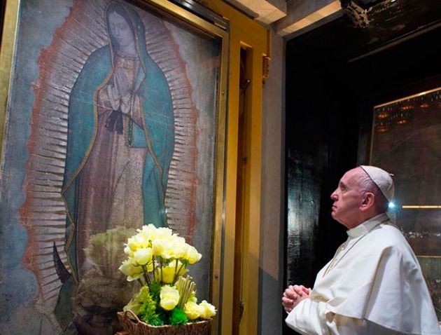 El Papa celebrará la misa por la fiesta de la Virgen de Guadalupe