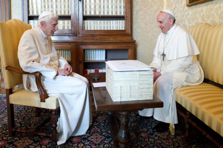 Francisco sobre Benedicto XVI: "No hay problemas entre nosotros"