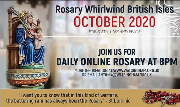 Gran Bretaña se une en una campaña nacional de rezo del rosario