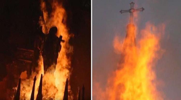 Incendios a templos chilenos: Solidaridad del episcopado argentino