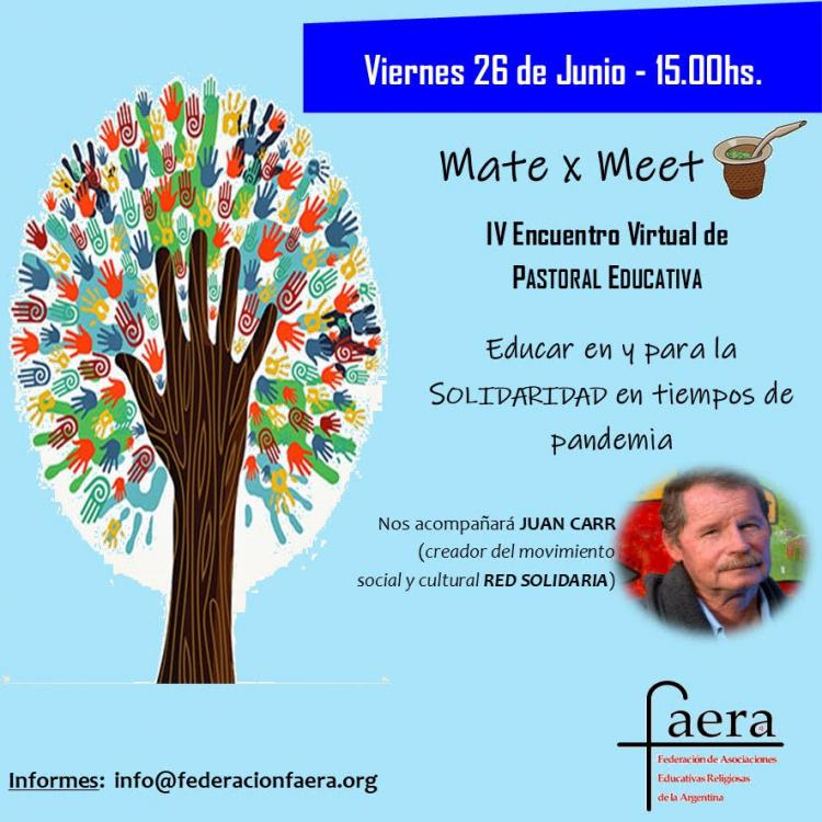 IV Encuentro de Pastoral Educativa "Mate x Meet"