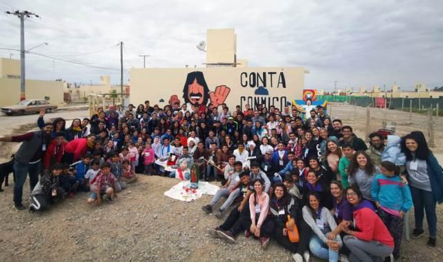 Jóvenes sanjuaninos salen de misión al Barrio Valle Grande