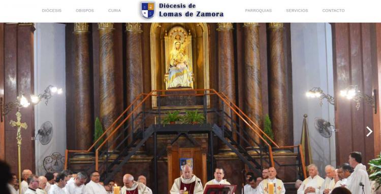 La diócesis de Lomas de Zamora presentó su nueva página web