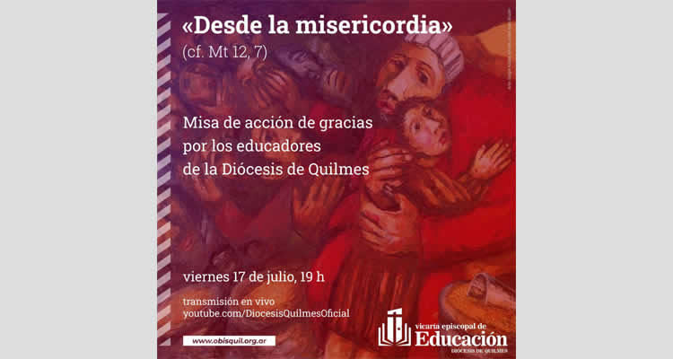La diócesis de Quilmes celebrará una misa por los educadores