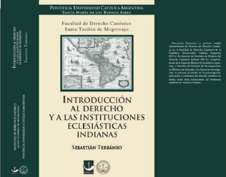 La UBA presenta hoy el libro del Padre Terráneo sobre Instituciones Eclesiásticas Indianas