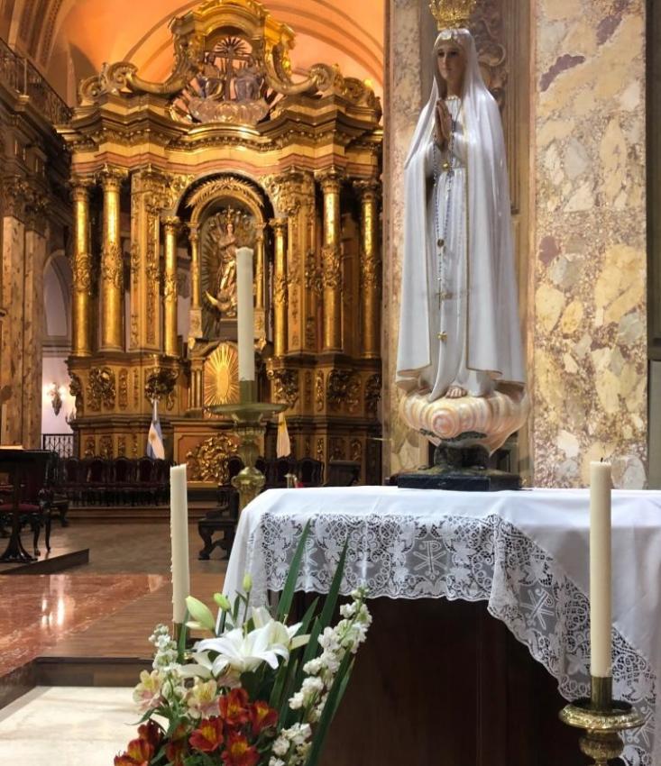 Llegó a Buenos Aires la imagen peregrina de Nuestra Señora de Fátima