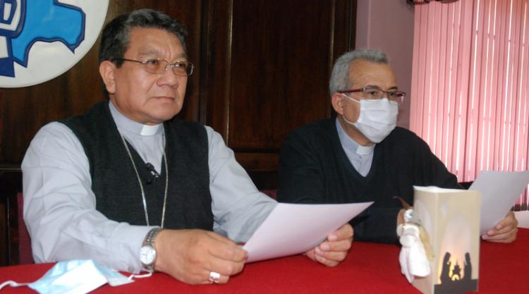 Los obispos bolivianos alientan en Navidad a la reconciliación del país