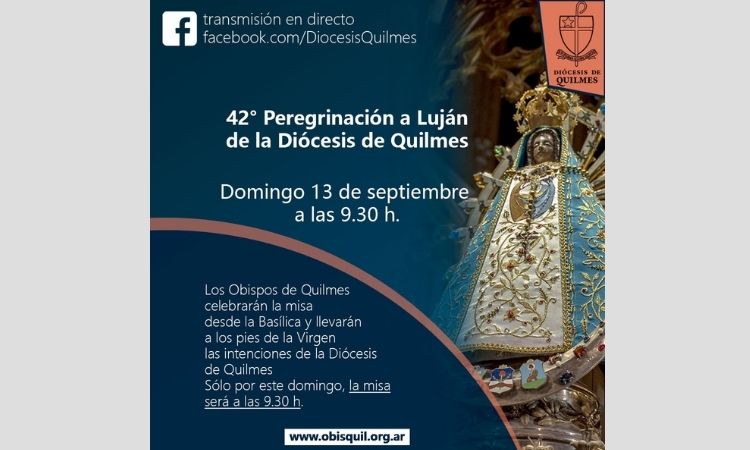 Los obispos de Quilmes llevarán las súplicas del pueblo a la Madre de Luján