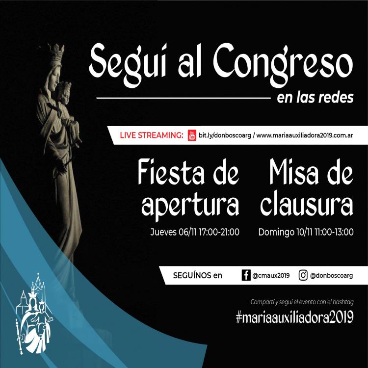 Mañana comienza el VIII Congreso Internacional de María Auxiliadora