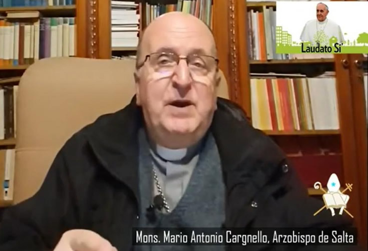 Mons. Cargnello destacó el legado que el Papa deja en la encíclica Laudato si'