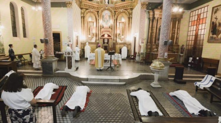 Mons. Colombo ordenó a cuatro nuevos diáconos permanentes