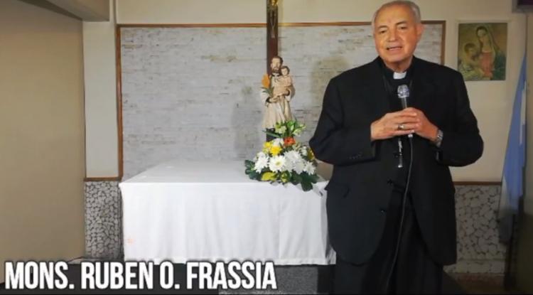 Mons. Frassia a la comunidad diocesana: "Recen por mí y yo seguiré rezando por ustedes"