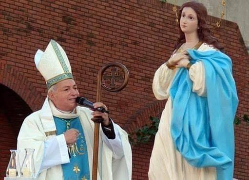 Mons. Frassia celebró la fiesta del Inmaculado Corazón de María