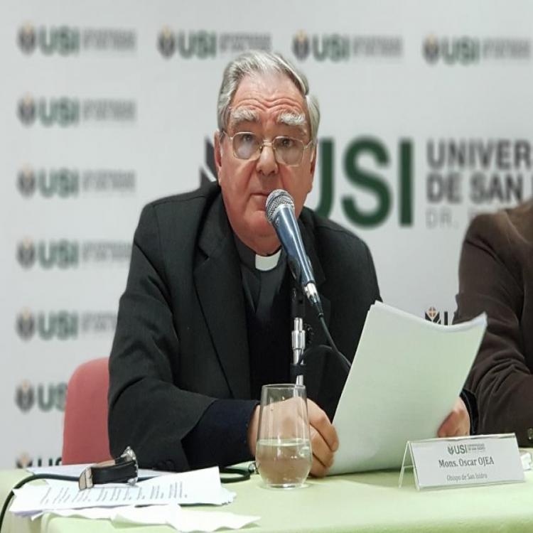 Mons. Ojea: La base del pensamiento social de Francisco es el Evangelio Mons. Ojea: La base del pensamiento social de Francisco es el Evangelio