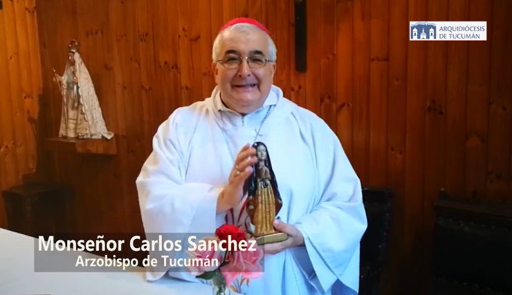 Mons. Sánchez pidió a la Madre del Valle que siga protegiendo a los argentinos