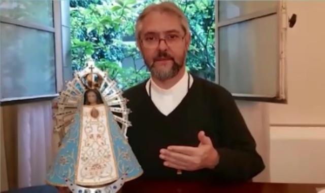 Mons. Scheinig animó a celebrar a la Virgen de Luján a través de los medios