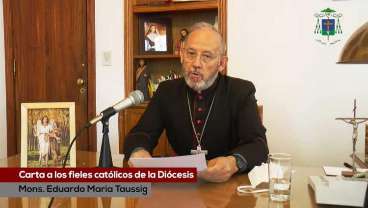 Mons. Taussig pide no adherir a marchas contra el cierre del seminario