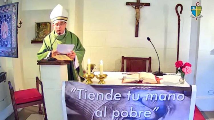 Mons. Tissera animó a responder al grito silencioso de los pobres
