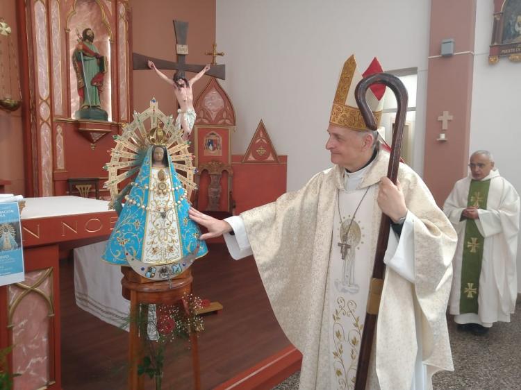 Mons. Torrado Mosconi: "La peregrinación a Luján, aún virual, nos hace sentir familia"