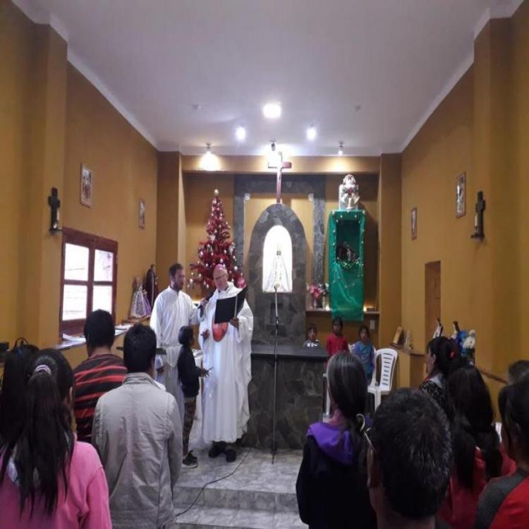 Mons. Urbanc dedicó un templo a Nuestra Señora del Valle