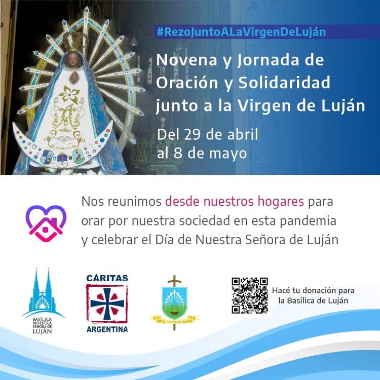 Oración y solidaridad: La novena para la Virgen de Luján