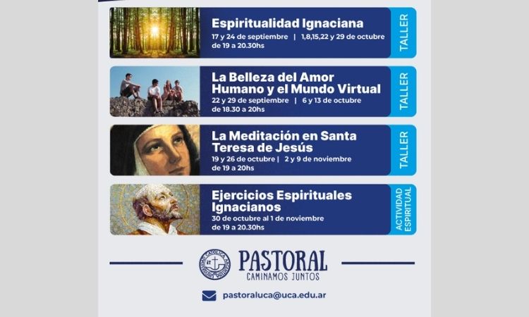 Propuestas del Instituto de Espiritualidad y Acción Pastoral de la UCA