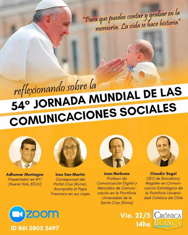 Reflexión sobre el mensaje papal para la Jornada Mundial de las Comunicaciones