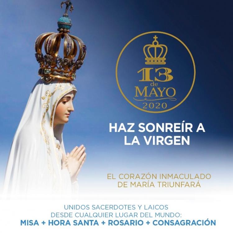 Se celebra el 103° aniversario de las apariciones de la Virgen de Fátima
