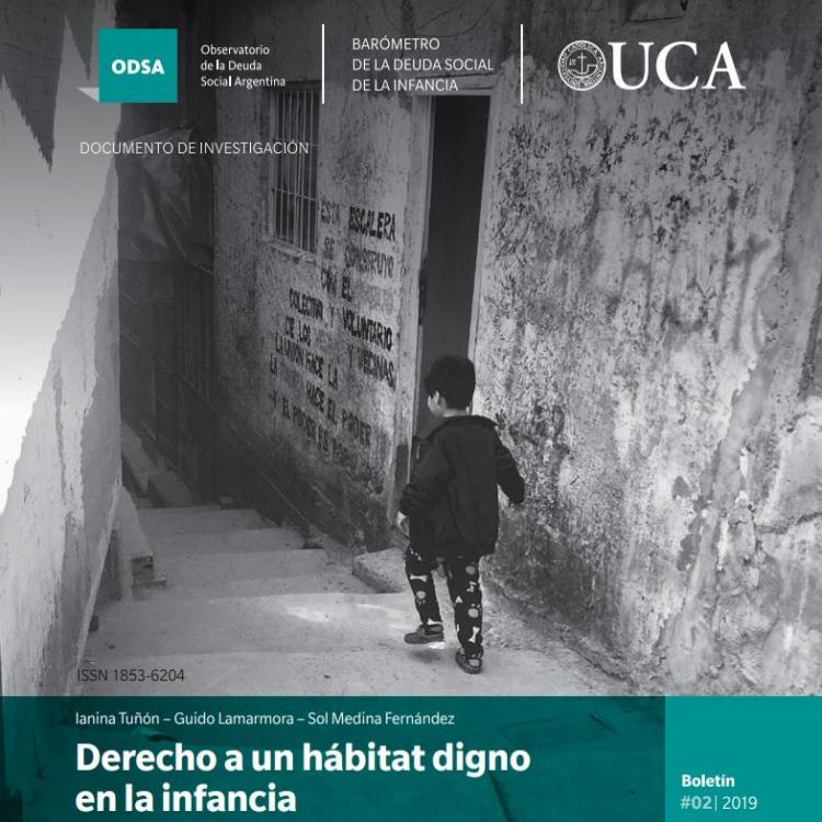 UCA: La mitad de los niños argentinos con déficit en las condiciones de hábitat