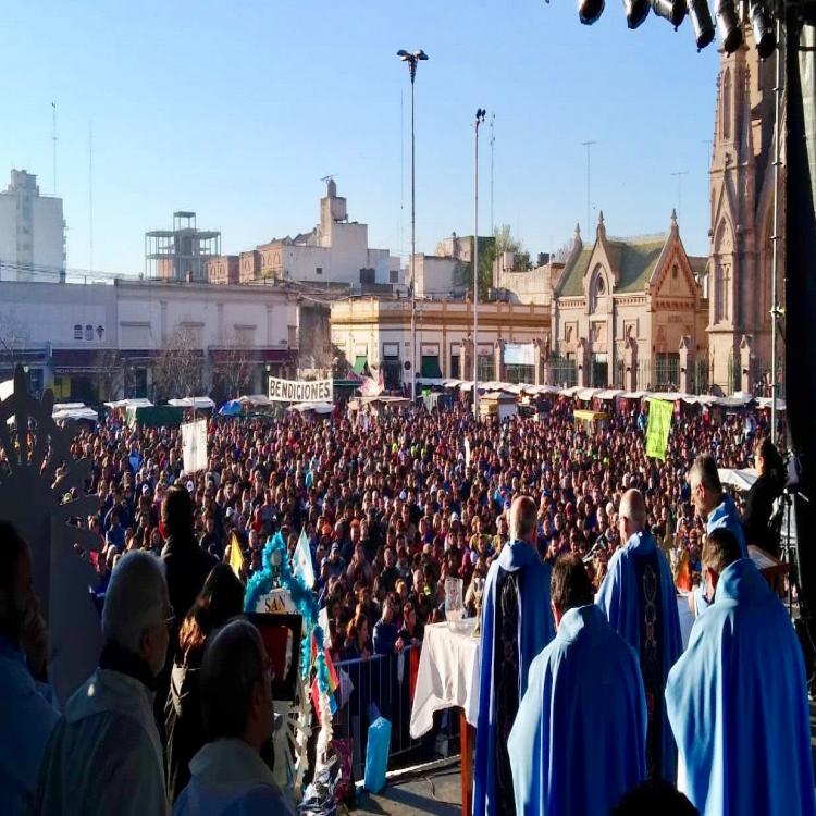 Una multitud peregrinó a Luján para pedir la unidad de los argentinos