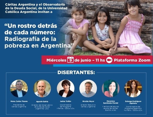 Cáritas Argentina y el ODSA UCA presentan "Radiografía de la pobreza"
