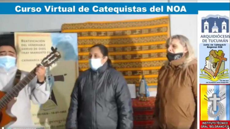 Catequistas del NOA participan de un curso virtual regional