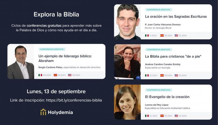 Ciclo de conferencias: "Explora la Biblia"