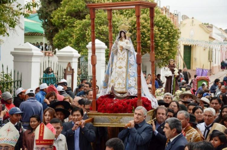 Con actividades virtuales, Humahuaca honra a la Virgen de la Candelaria