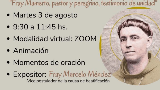 Encuentro Nacional de Sacerdotes: "Fray Mamerto, pastor y peregrino, testimonio de unidad"